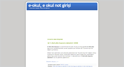 Desktop Screenshot of eokul-notgirisi.blogspot.com