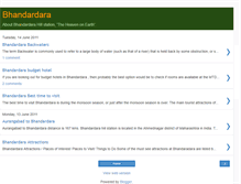 Tablet Screenshot of bhandardara.blogspot.com