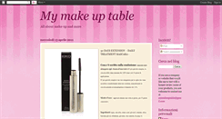 Desktop Screenshot of mymakeuptable.blogspot.com