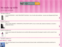 Tablet Screenshot of mymakeuptable.blogspot.com