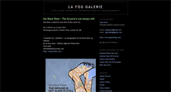 Desktop Screenshot of lafoggalerie.blogspot.com