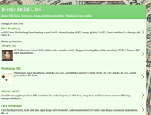 Tablet Screenshot of bisnis-halal-dbs.blogspot.com