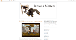 Desktop Screenshot of personamatters.blogspot.com