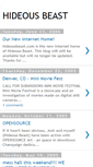 Mobile Screenshot of hideousbeast.blogspot.com