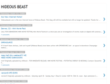 Tablet Screenshot of hideousbeast.blogspot.com