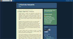 Desktop Screenshot of literaturapanamea.blogspot.com