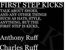 Tablet Screenshot of first--step--kicks.blogspot.com