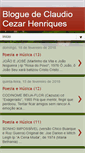 Mobile Screenshot of blogclaudiocezarhenriques.blogspot.com