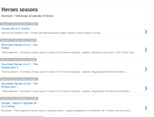Tablet Screenshot of heroes-all-seasons.blogspot.com
