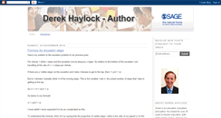 Desktop Screenshot of derek-haylock.blogspot.com