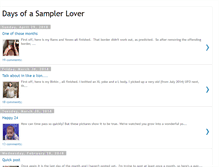 Tablet Screenshot of daysofasamplerlover.blogspot.com