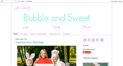 Desktop Screenshot of bubbleandsweet.blogspot.com