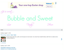 Tablet Screenshot of bubbleandsweet.blogspot.com