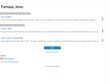 Tablet Screenshot of famous-jews.blogspot.com