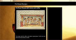 Desktop Screenshot of potroastwithveggies.blogspot.com