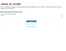 Tablet Screenshot of jornaldejacarei.blogspot.com