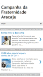 Mobile Screenshot of campanhadearacaju.blogspot.com