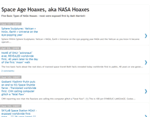 Tablet Screenshot of nasa-hoaxes.blogspot.com