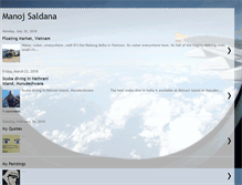 Tablet Screenshot of manojsaldana.blogspot.com