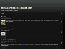 Tablet Screenshot of pamaalanridge.blogspot.com