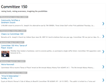 Tablet Screenshot of committee150.blogspot.com