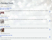 Tablet Screenshot of cherokeetruth.blogspot.com