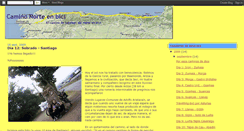 Desktop Screenshot of caminonorteenbici.blogspot.com