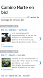 Mobile Screenshot of caminonorteenbici.blogspot.com