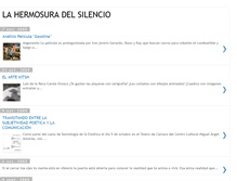 Tablet Screenshot of lahermosuradelsilencio.blogspot.com