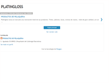 Tablet Screenshot of platingloss.blogspot.com