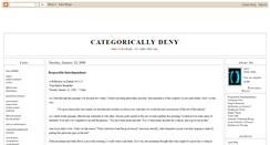 Desktop Screenshot of categoricallydeny.blogspot.com