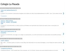 Tablet Screenshot of colegiolapasada.blogspot.com