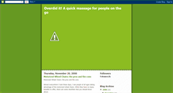 Desktop Screenshot of overdidit.blogspot.com