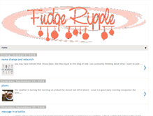 Tablet Screenshot of fudgeripple.blogspot.com
