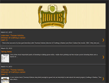 Tablet Screenshot of hollisbrewco.blogspot.com