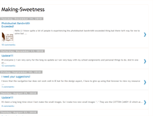 Tablet Screenshot of making-sweetness.blogspot.com