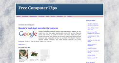 Desktop Screenshot of freecomputertipsnet.blogspot.com