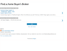 Tablet Screenshot of findahomebuyersbroker.blogspot.com