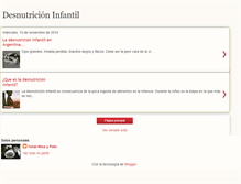 Tablet Screenshot of ladesnutriciondeloschicos.blogspot.com