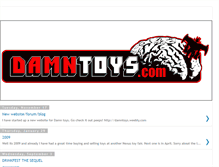 Tablet Screenshot of damntoys.blogspot.com