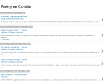 Tablet Screenshot of poetryencambio.blogspot.com