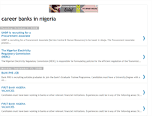 Tablet Screenshot of naijacareerbanks.blogspot.com