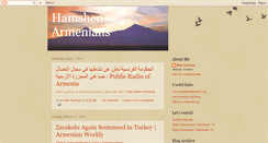 Desktop Screenshot of hamshenarmenians.blogspot.com