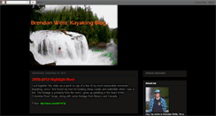 Desktop Screenshot of brendanwellskayaking.blogspot.com