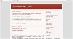 Desktop Screenshot of 50domande.blogspot.com