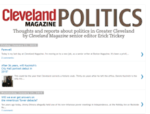 Tablet Screenshot of clevelandmagazinepolitics.blogspot.com