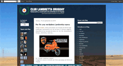 Desktop Screenshot of clublambrettauruguay.blogspot.com