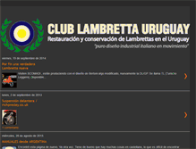 Tablet Screenshot of clublambrettauruguay.blogspot.com