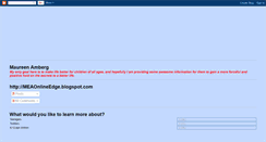 Desktop Screenshot of meaonlineedge.blogspot.com