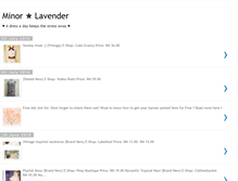 Tablet Screenshot of minorlavender.blogspot.com